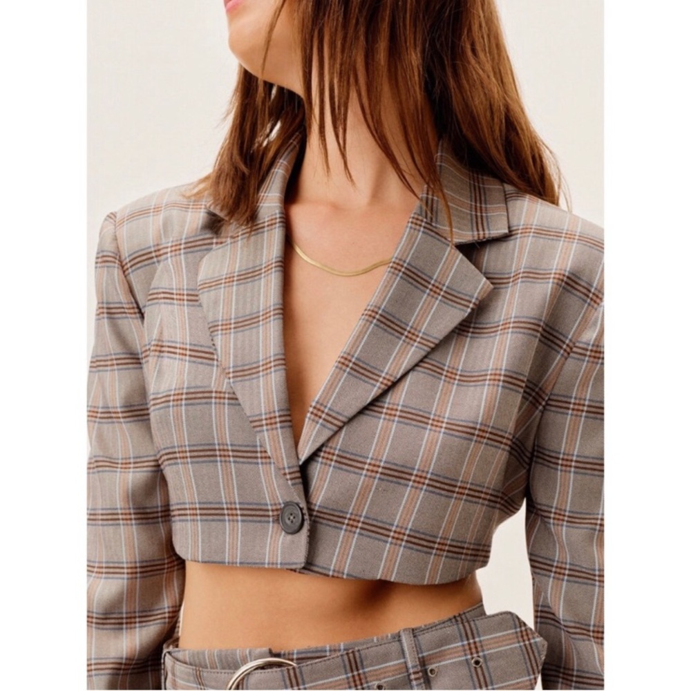 For love and lemons Kym Crop Blazer